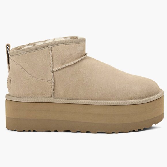 UGG Classic Ultra Mini Platform – Beige | Size 8 - Picture 1 of 7